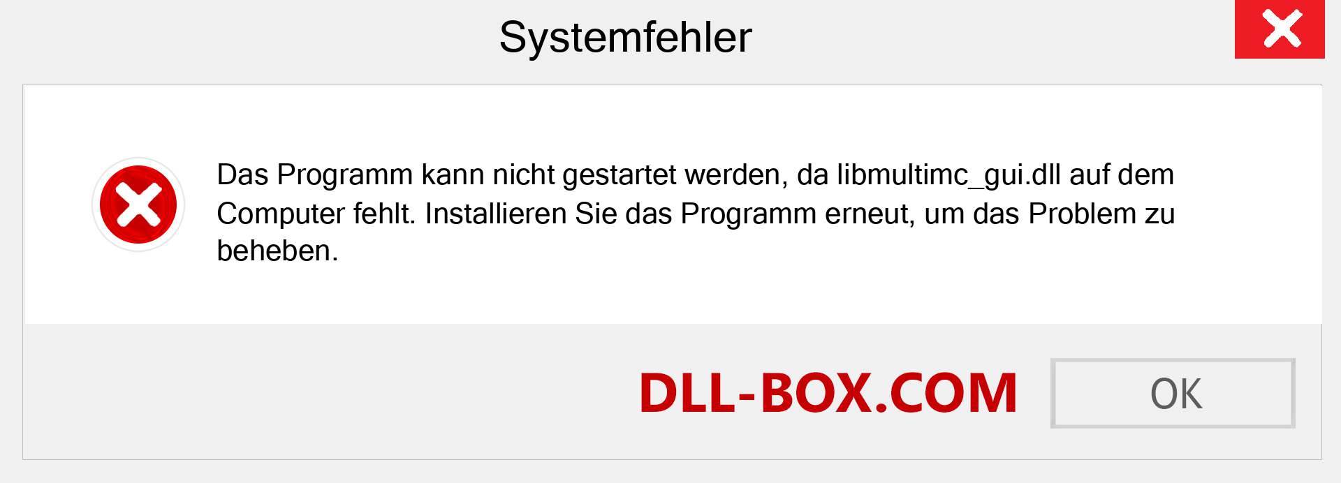 libmultimc_gui.dll-Datei fehlt?. Download für Windows 7, 8, 10 - Fix libmultimc_gui dll Missing Error unter Windows, Fotos, Bildern