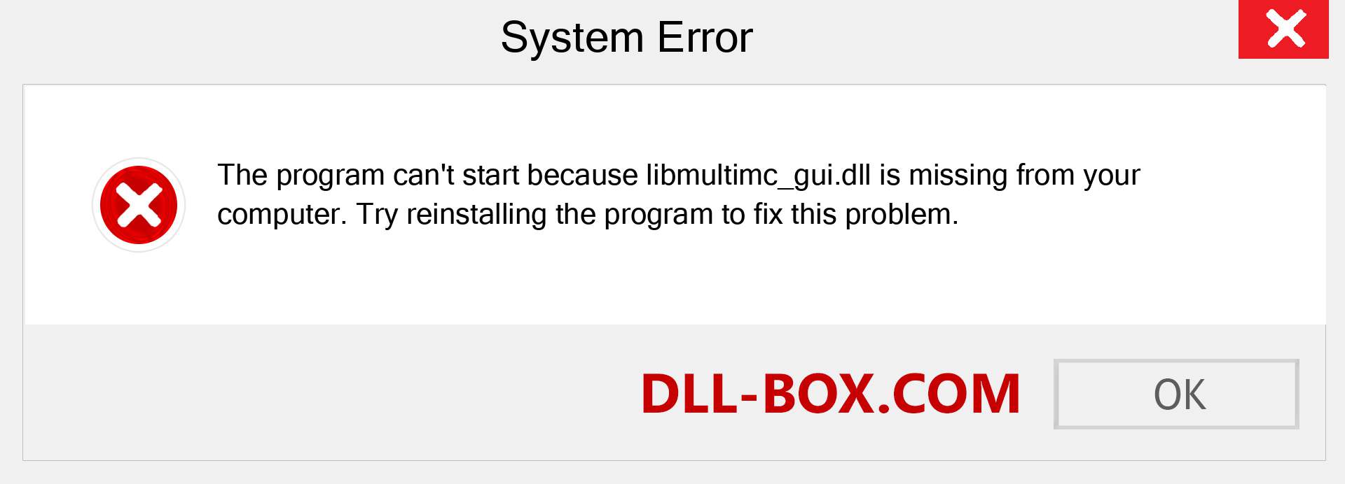  libmultimc_gui.dll file is missing?. Download for Windows 7, 8, 10 - Fix  libmultimc_gui dll Missing Error on Windows, photos, images